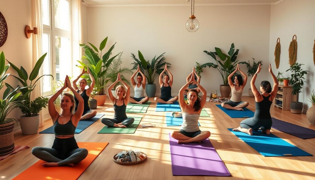 Yoga Routines and Healthy Lifestyle Habits